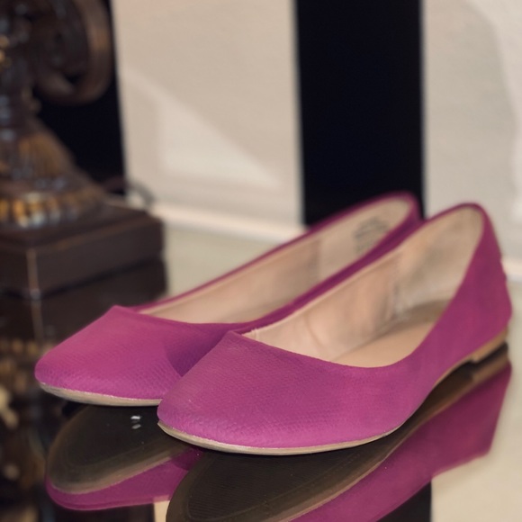 Fuschia Ballet Flats - Picture 5 of 10
